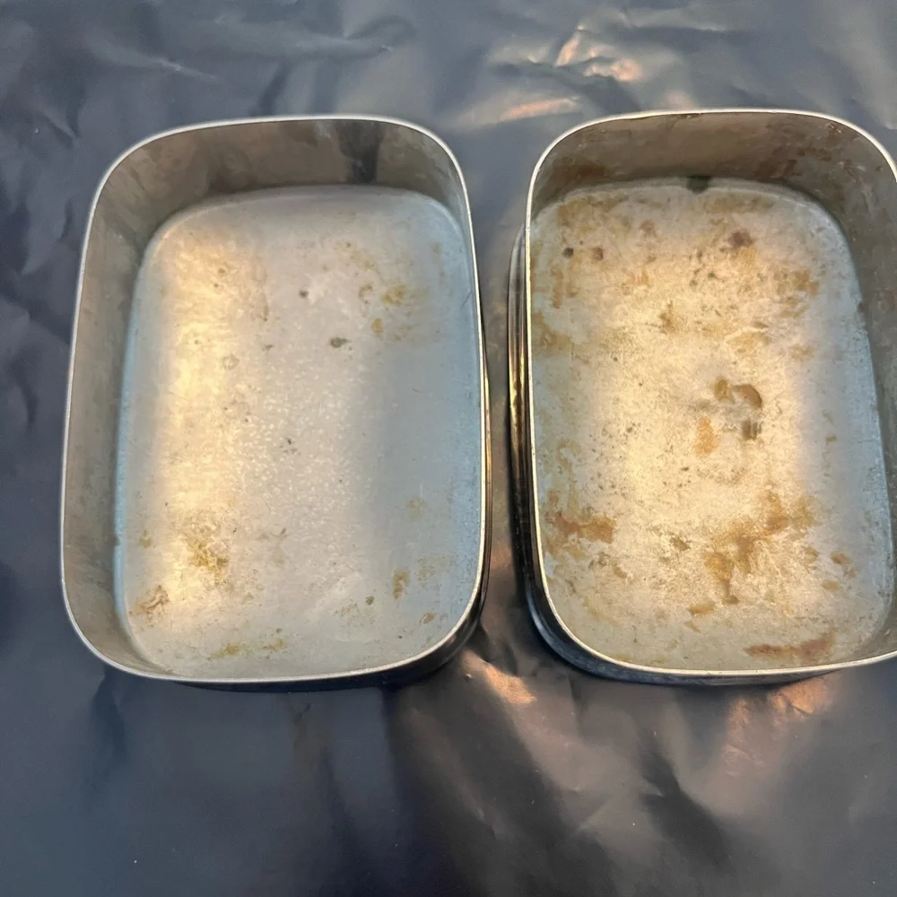 WW2 Silver Metallic Rectangular Soap Box